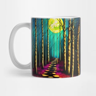 Beautiful Forest Moonlight Mug